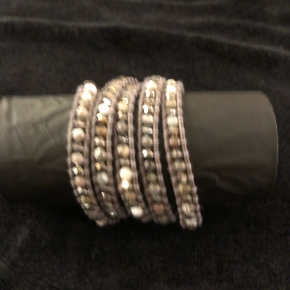 Chan Luu wrap bracelet semi precious stones - Picture 2 of 5